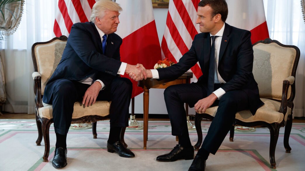 Photo de Macron et Trump ,Credit : justinstarr | flickr
