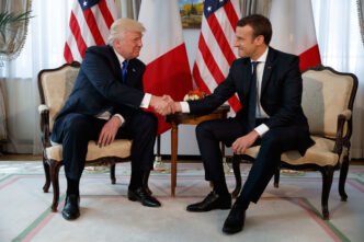 Photo de Macron et Trump ,Credit : justinstarr | flickr