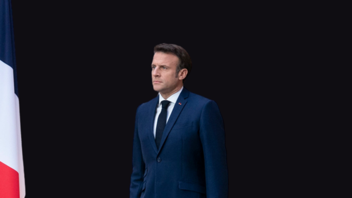 Emmanuel Macron, le président République française.
