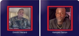 L’ancien chef de l’USGPN, Dimitri Hérard, et Kempes Sanon, chef du gang de Bel-Air, sont sanctionnés par les États-Unis pour leur soutien à la coalition Viv Ansanm, le 17 octobre 2025. Crédit : Ambassade des États-Unis en Haïti / Compte X officiel